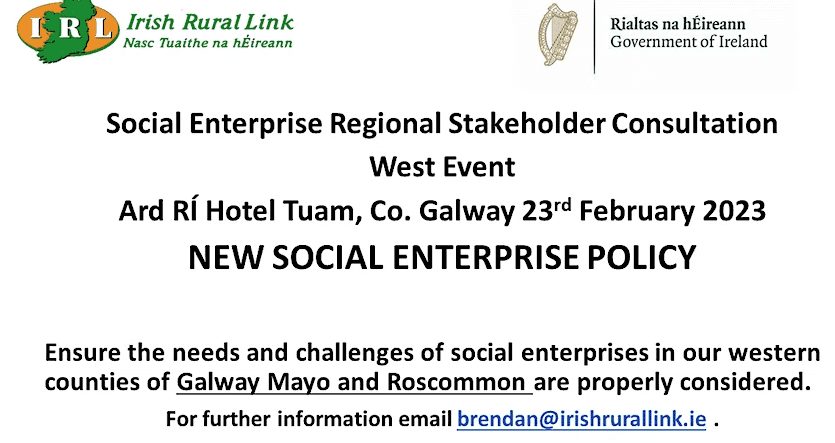 Social Enterprise Regional Stakeholder Consultation – West Event
